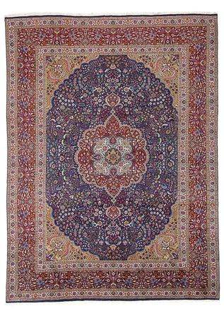 Tapete Persa - Tabriz - Royal - 391 x 300 cm - azul