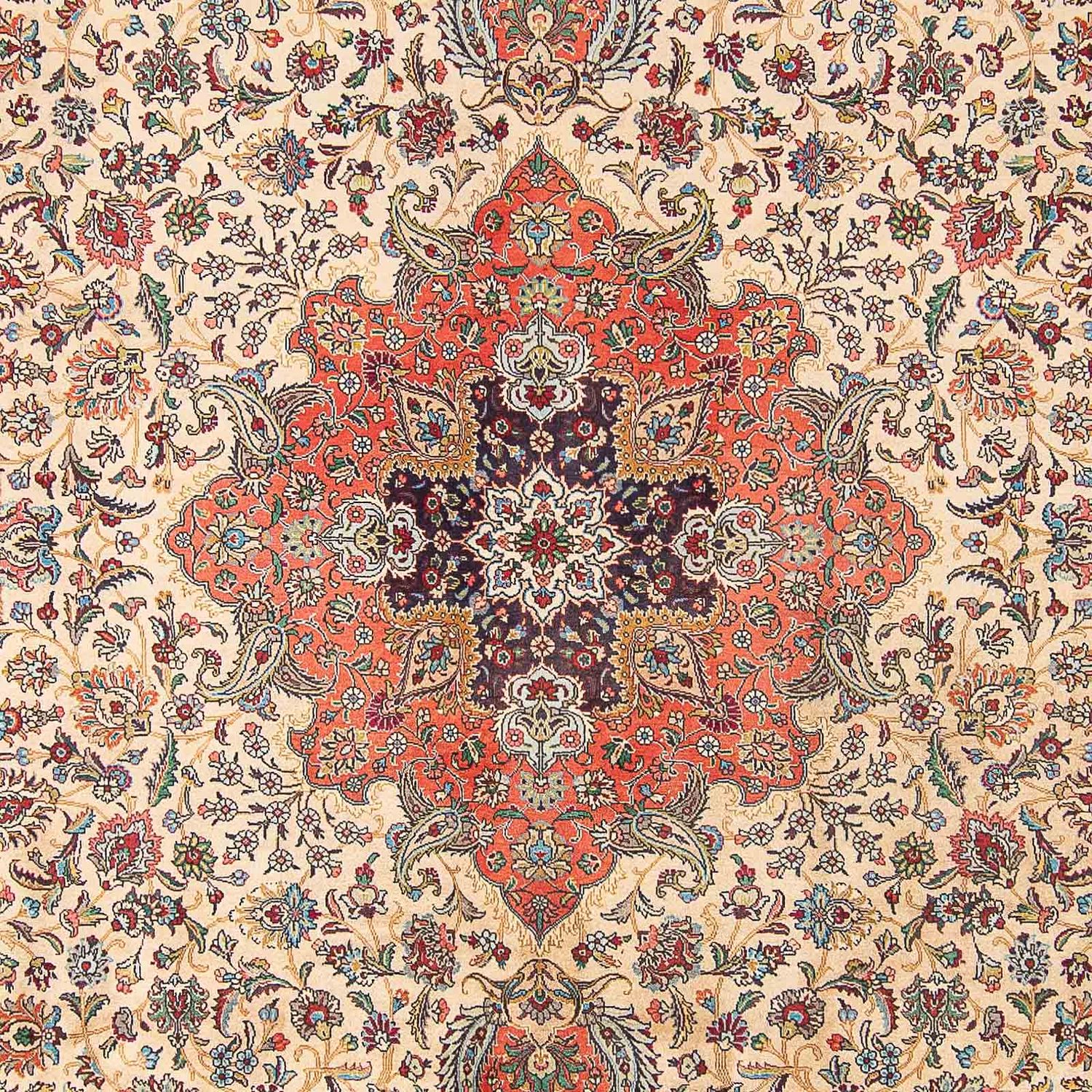 Tapete Persa - Tabriz - Royal - 395 x 298 cm - bege