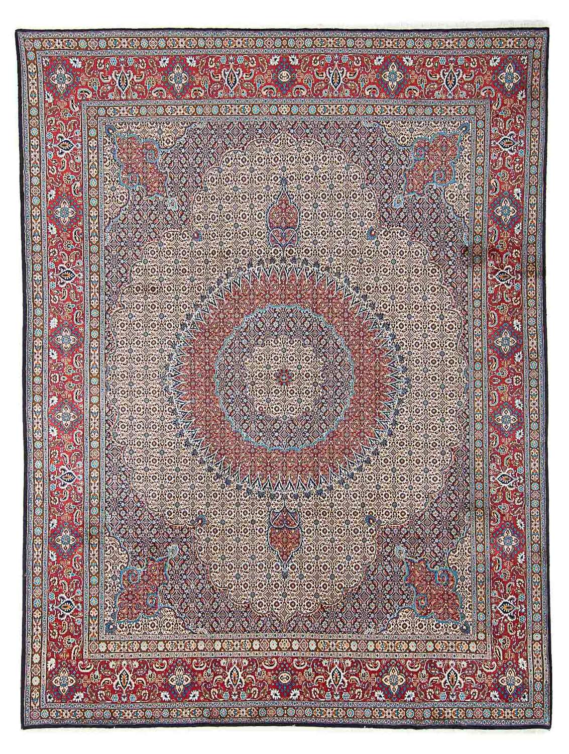 Persisk teppe - klassisk - 387 x 293 cm - flerfarget