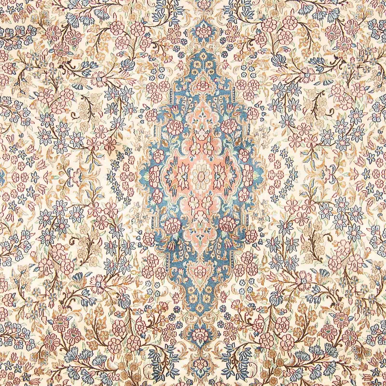 Alfombra persa - Real - 390 x 303 cm - beige