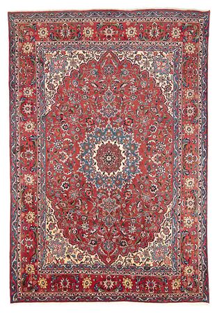 Tapis persan - Isfahan - Premium - 406 x 300 cm - rouge