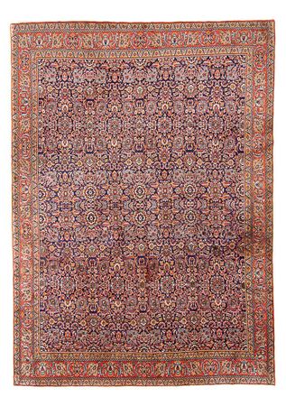 Tapis persan - Bidjar - 385 x 300 cm - bleu foncé