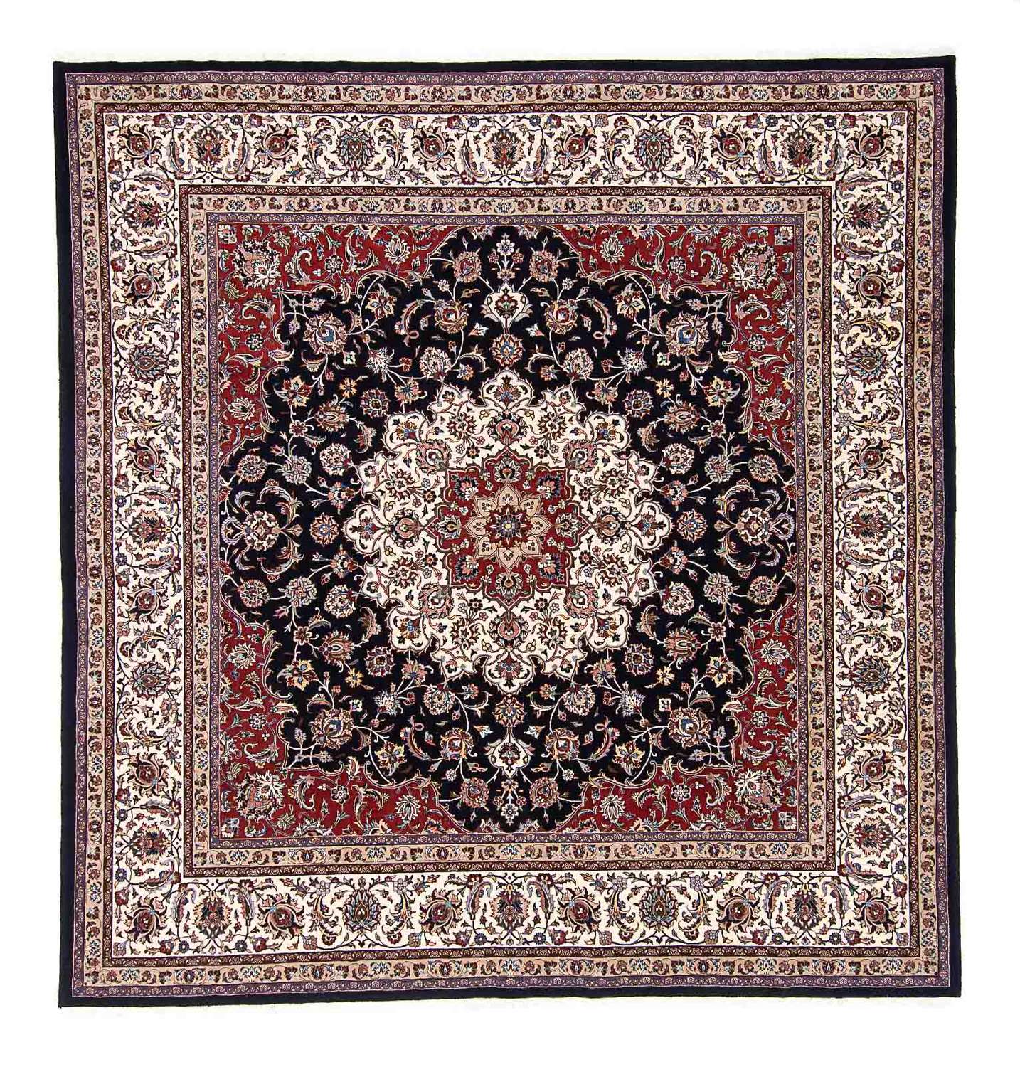 Persisk matta - Classic kvadrat  - 307 x 300 cm - mörkblå
