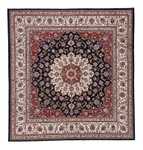 Persisk tæppe - Classic firkantet  - 307 x 300 cm - mørkeblå