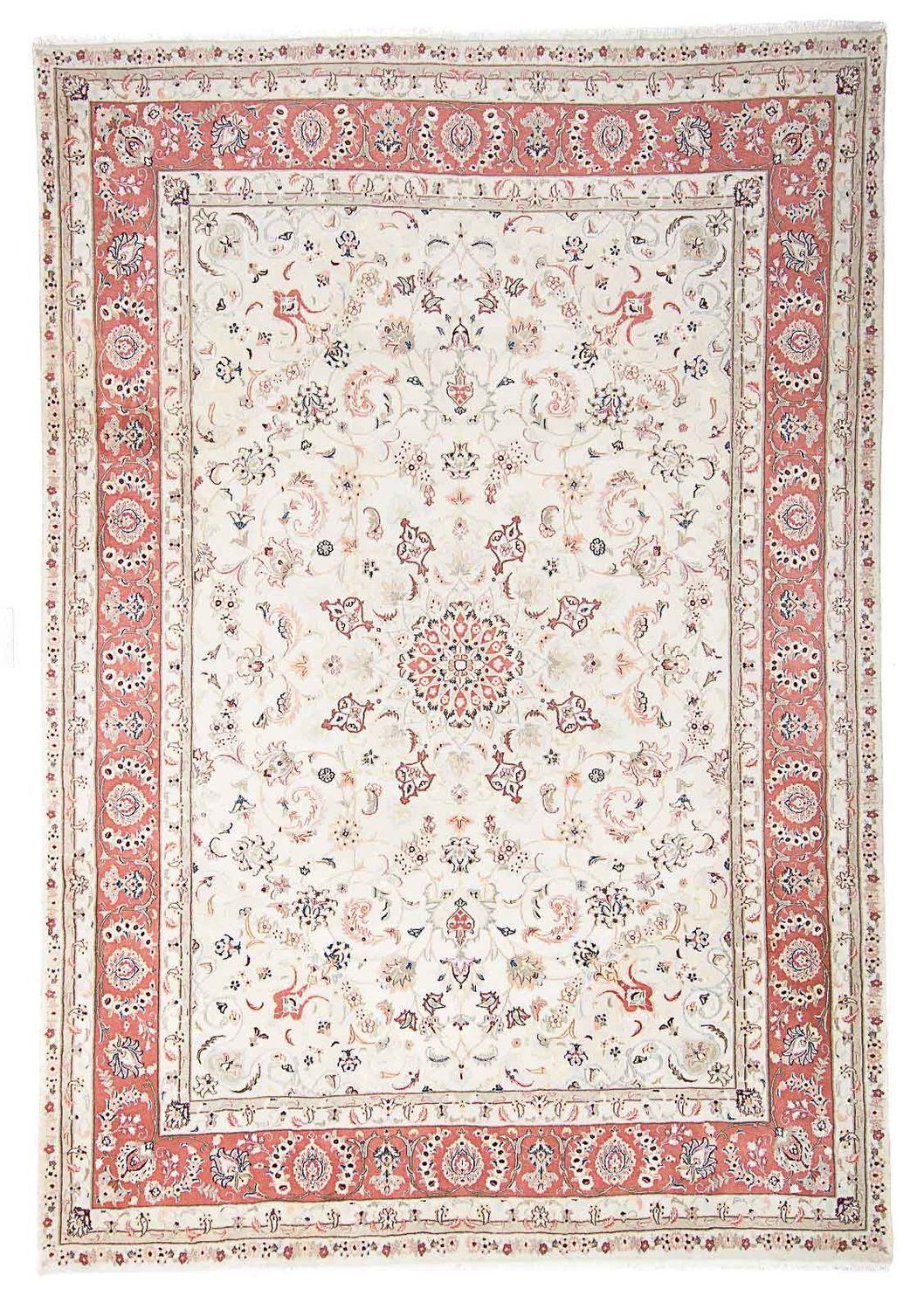 Tapis persan - Nain - 405 x 294 cm - beige