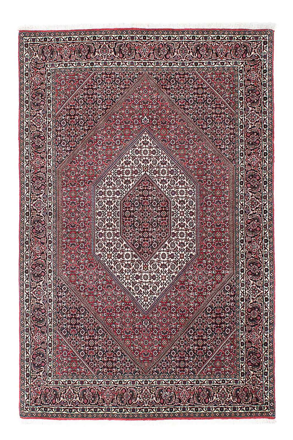 Tapis persan - Bidjar - 215 x 140 cm - rouge