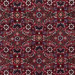 Tapis persan - Bidjar - 214 x 133 cm - rouge foncé