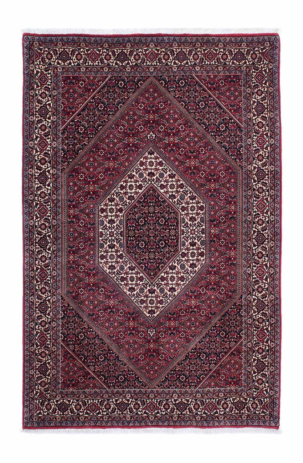 Perzisch tapijt - Bijar - 208 x 134 cm - rood