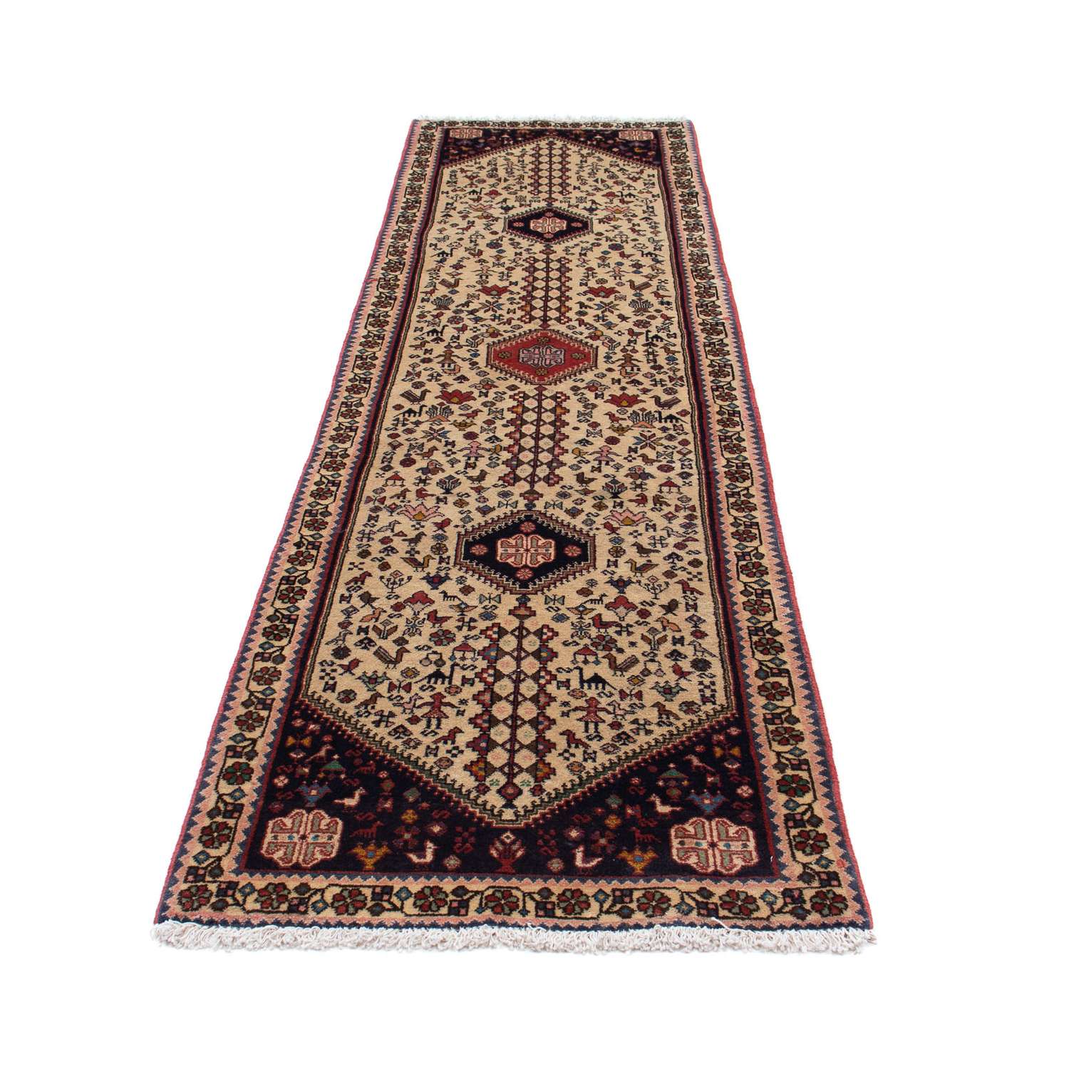 Biegacz Perski dywan - Nomadyczny - 300 x 76 cm - beżowy