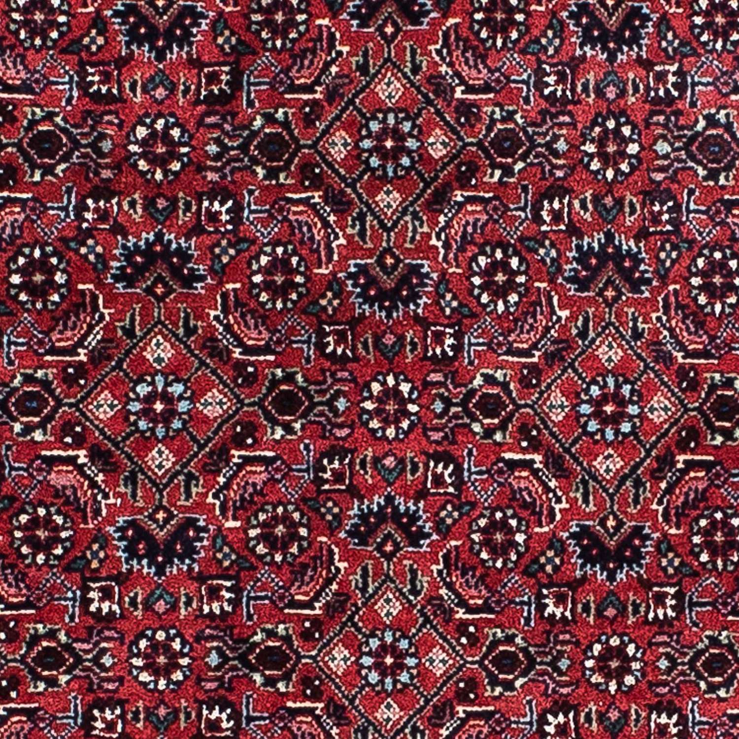 Tapis persan - Bidjar - 207 x 132 cm - rouge clair