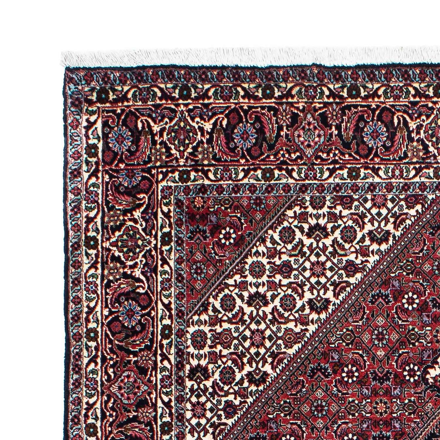 Persisk teppe - Bijar - 211 x 126 cm - lys rød