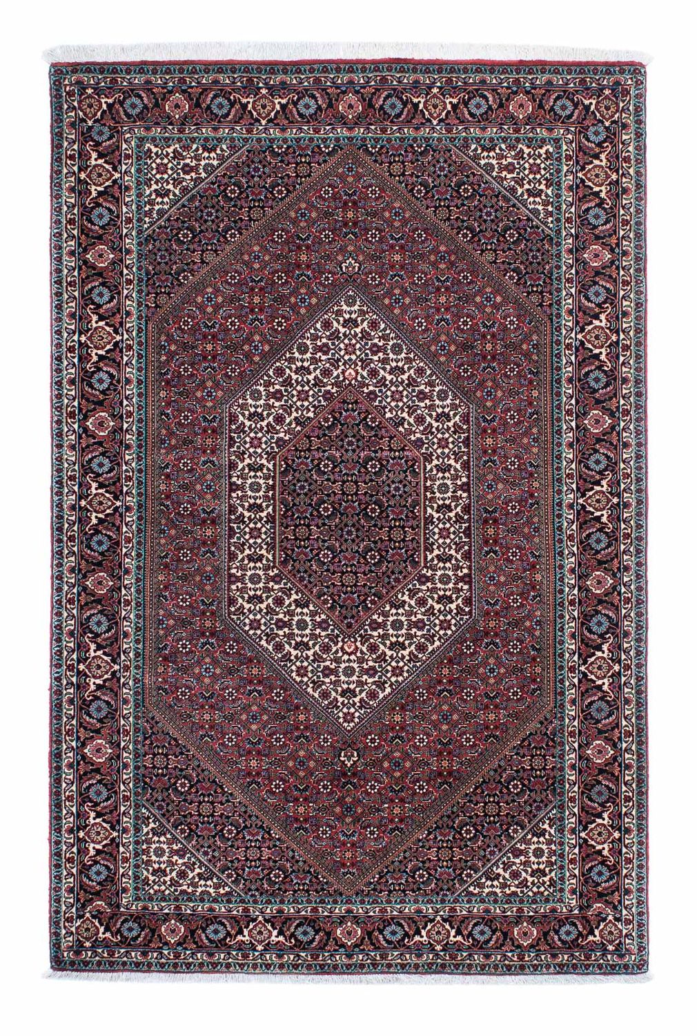 Perzisch tapijt - Bijar - 205 x 132 cm - veelkleurig