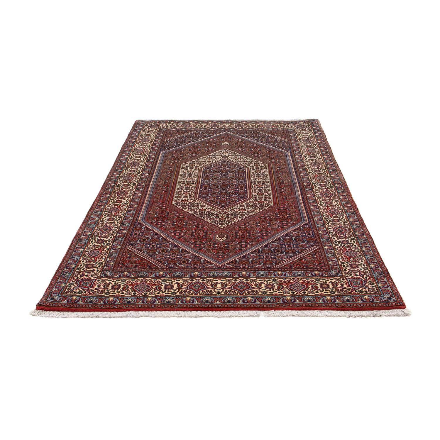 Persisk teppe - Bijar - 197 x 133 cm - flerfarget