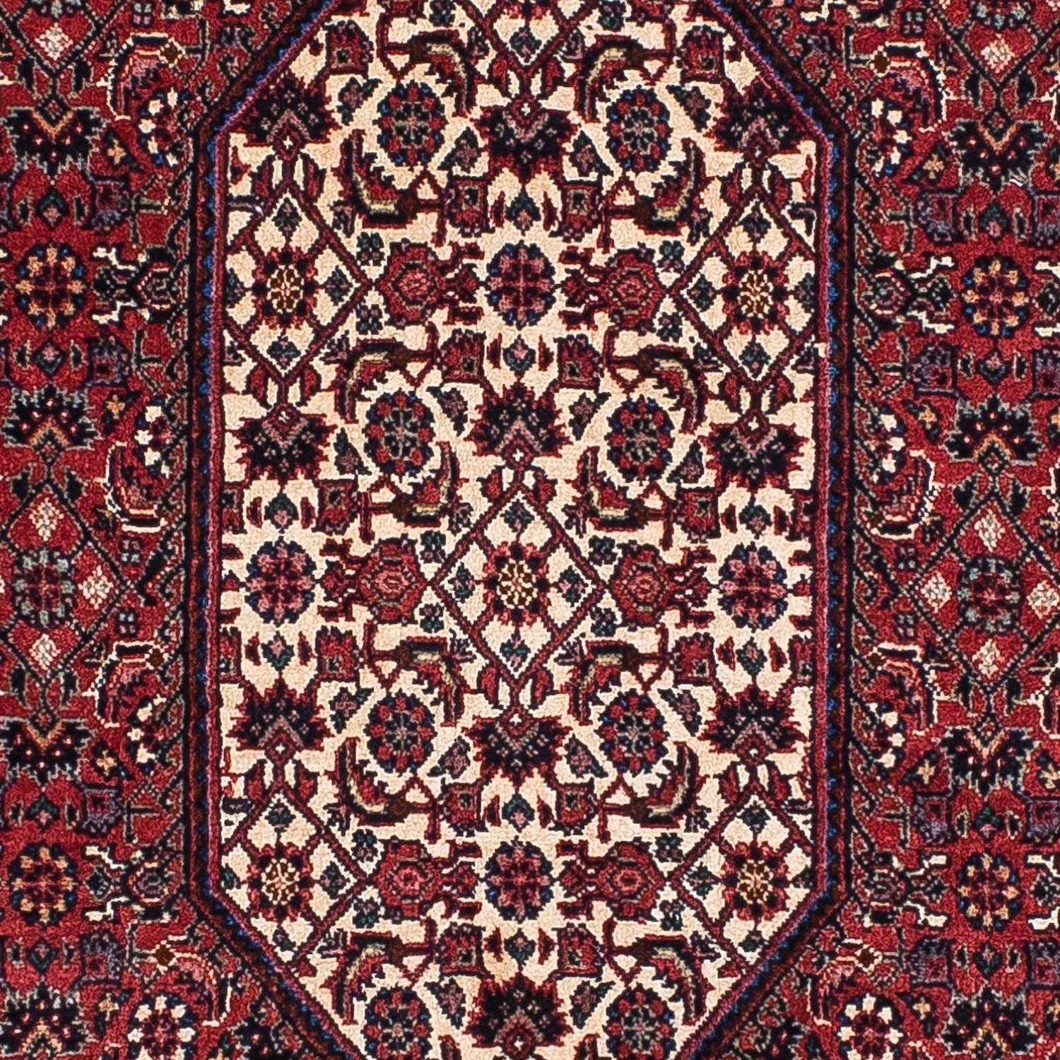 Alfombra de pasillo Alfombra persa - Bidjar - 188 x 104 cm - rojo