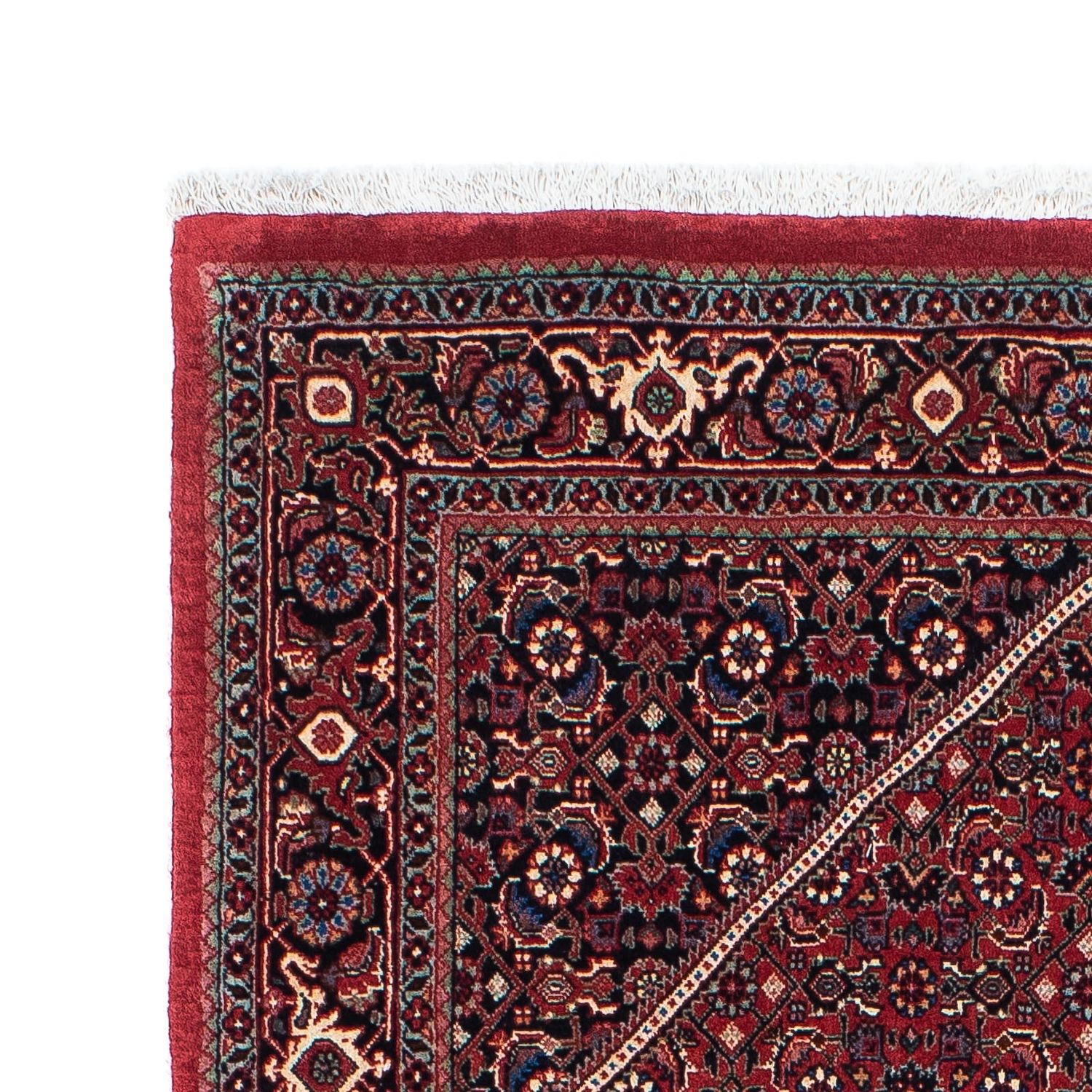 Tapis de couloir Tapis persan - Bidjar - 188 x 104 cm - rouge