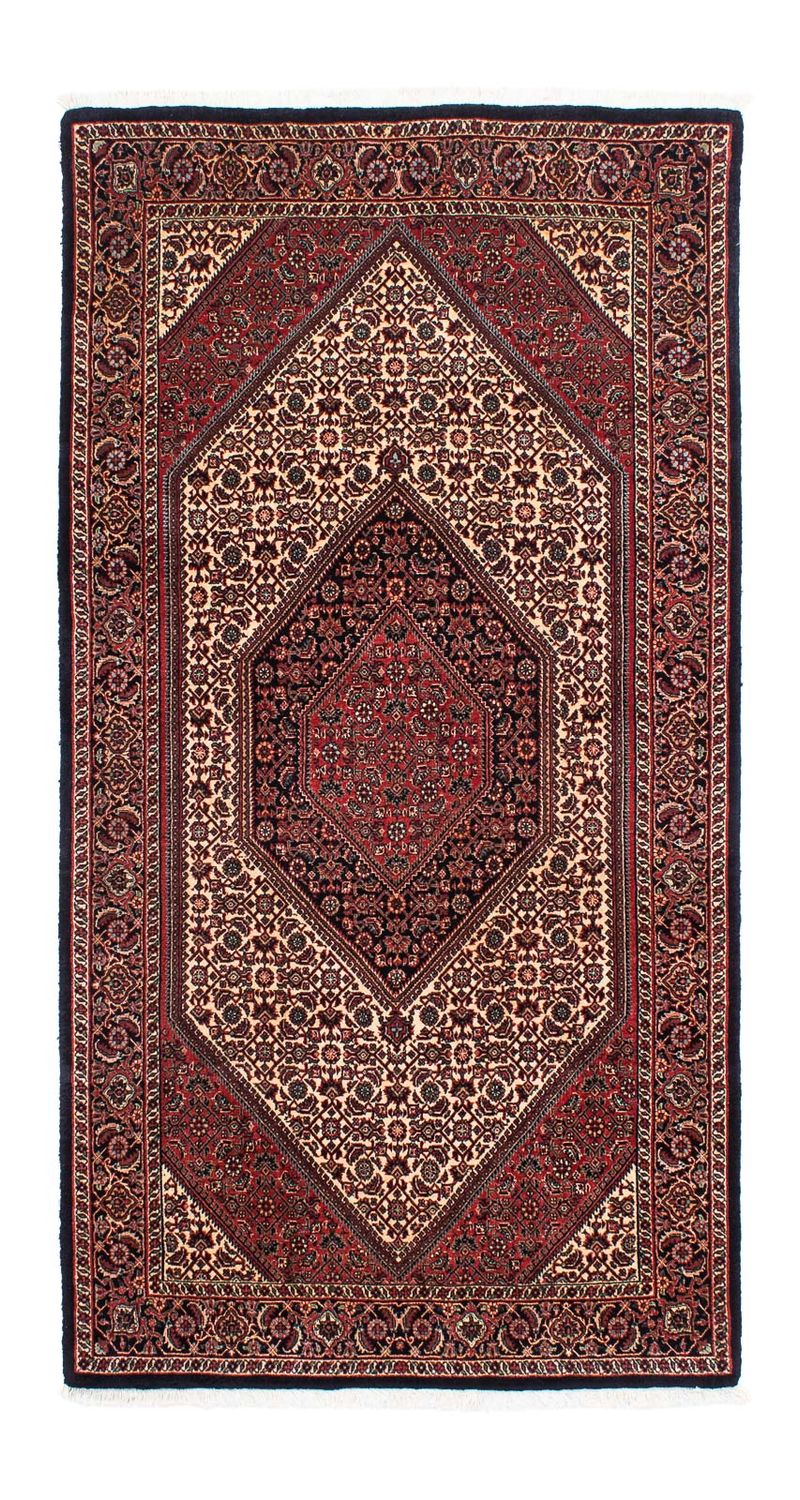 Alfombra de pasillo Alfombra persa - Bidjar - 198 x 102 cm - beige