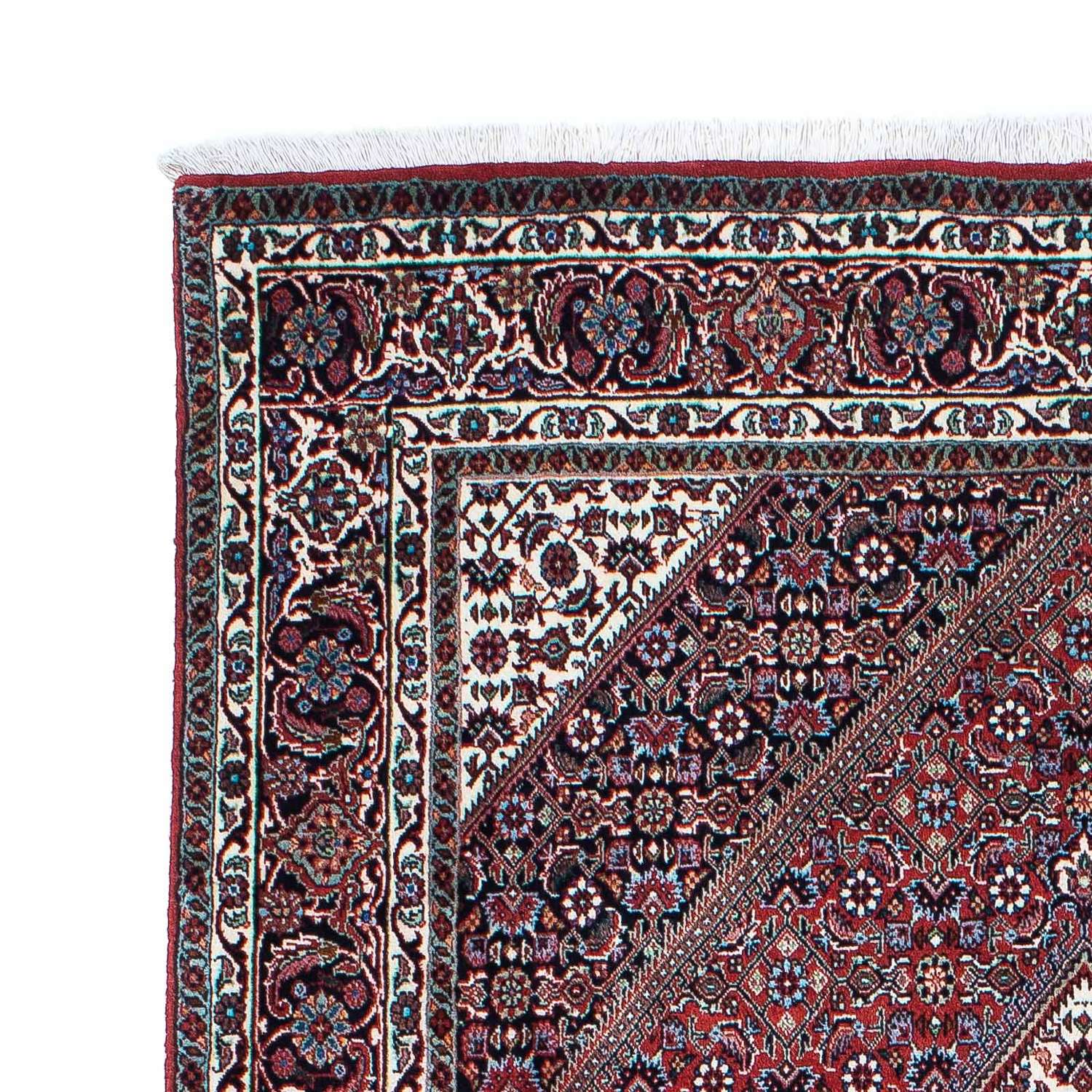 Tapis persan - Bidjar - 209 x 132 cm - rouge clair