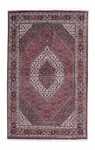 Persisk tæppe - Bijar - 209 x 132 cm - lysrød