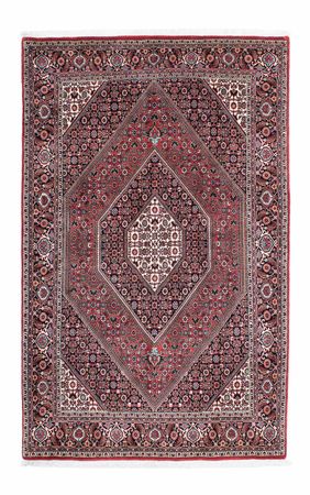 Alfombra persa - Bidjar - 210 x 130 cm - rojo claro