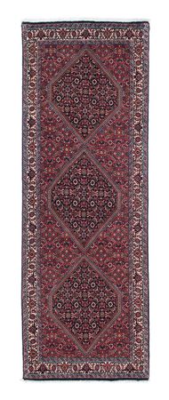 Loper Perzisch tapijt - Bijar - 211 x 77 cm - donkerblauw