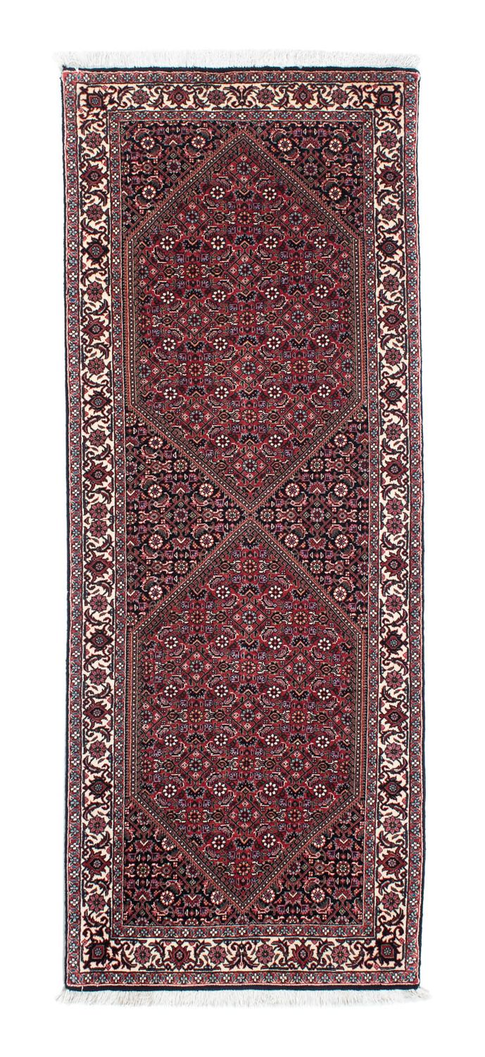 Corredor Tapete Persa - Bijar - 200 x 75 cm - ferrugem