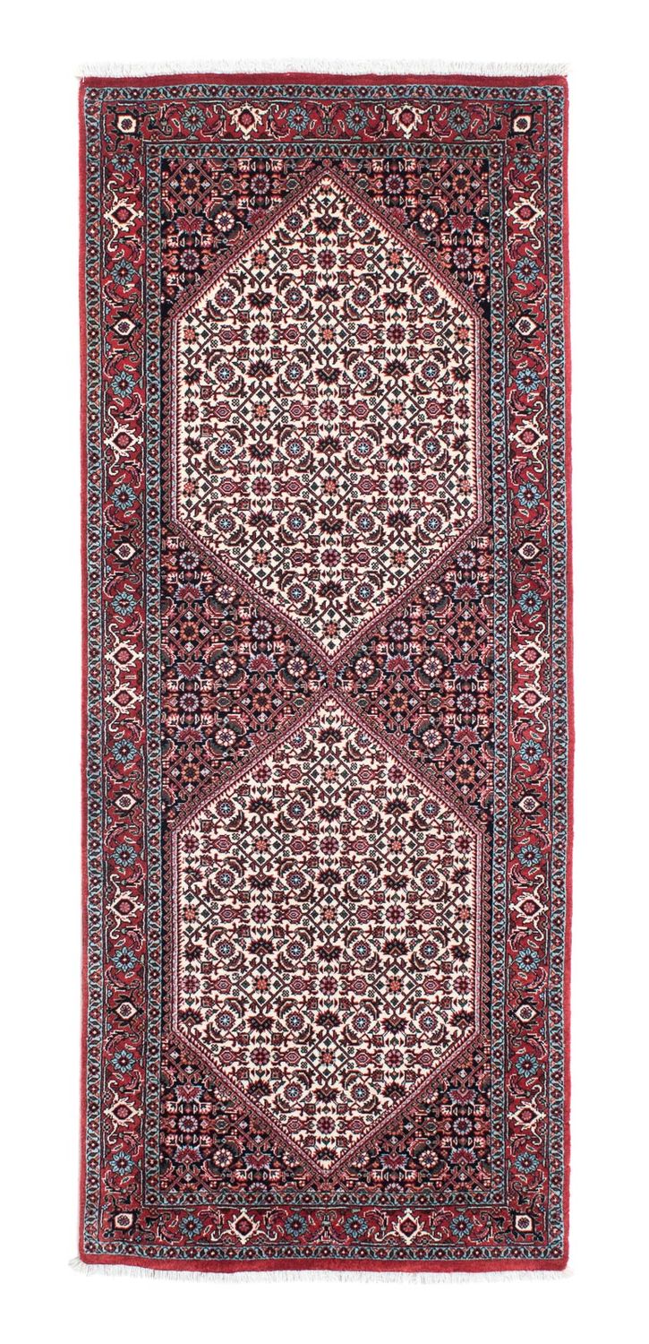 Loper Perzisch tapijt - Bijar - 194 x 73 cm - rood