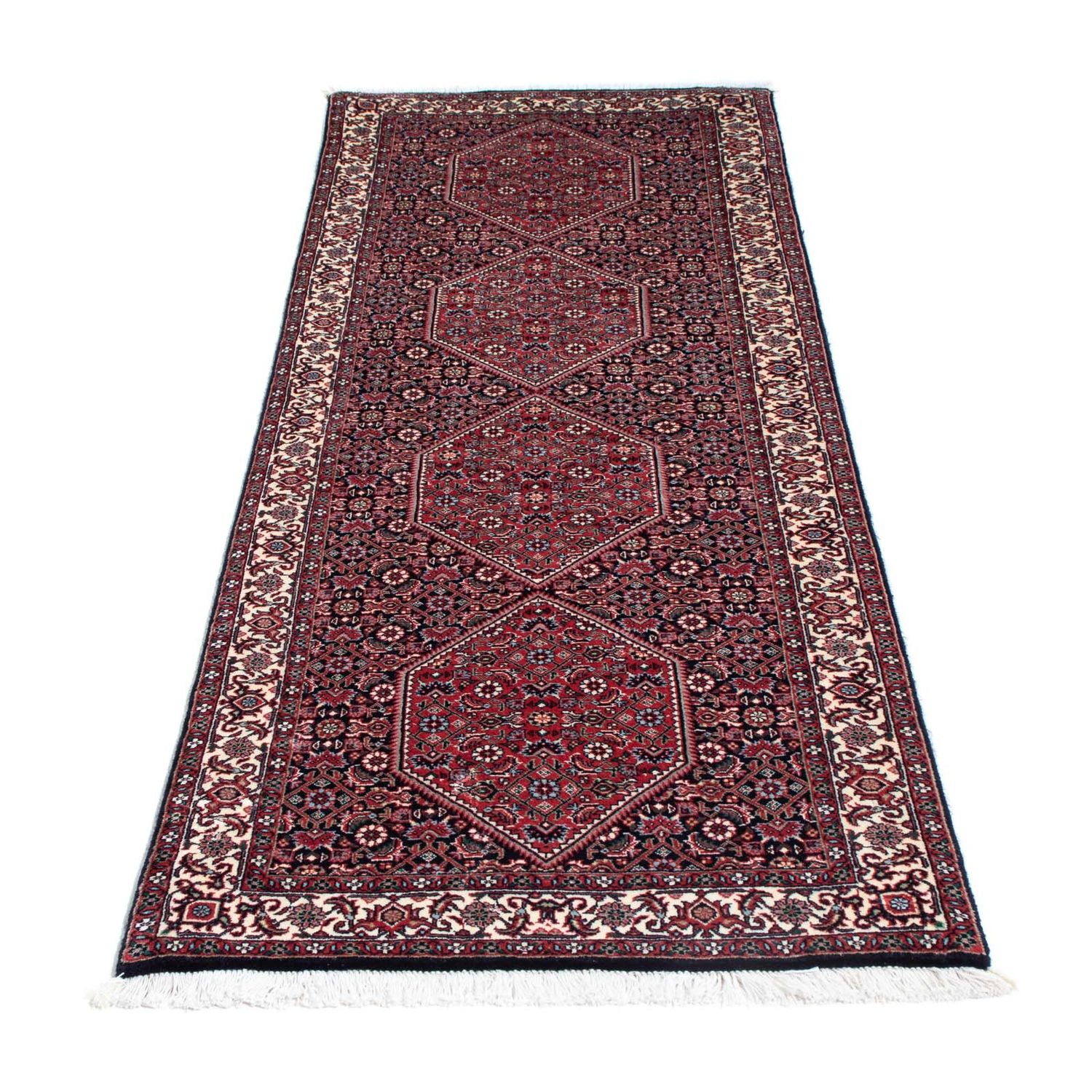 Runner Perser Rug - Bidjar - 200 x 70 cm - dark blue