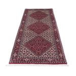 Tapis de couloir Tapis persan - Bidjar - 208 x 75 cm - rouge clair