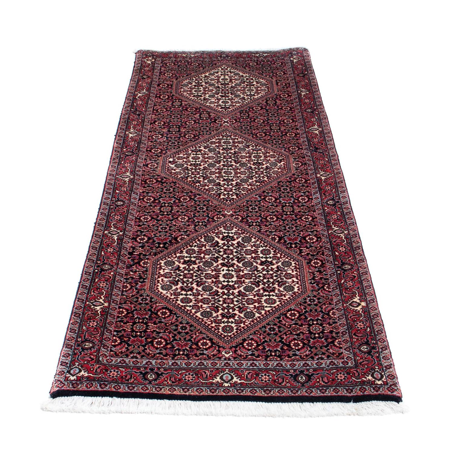 Runner Perser Rug - Bidjar - 214 x 73 cm - dark blue