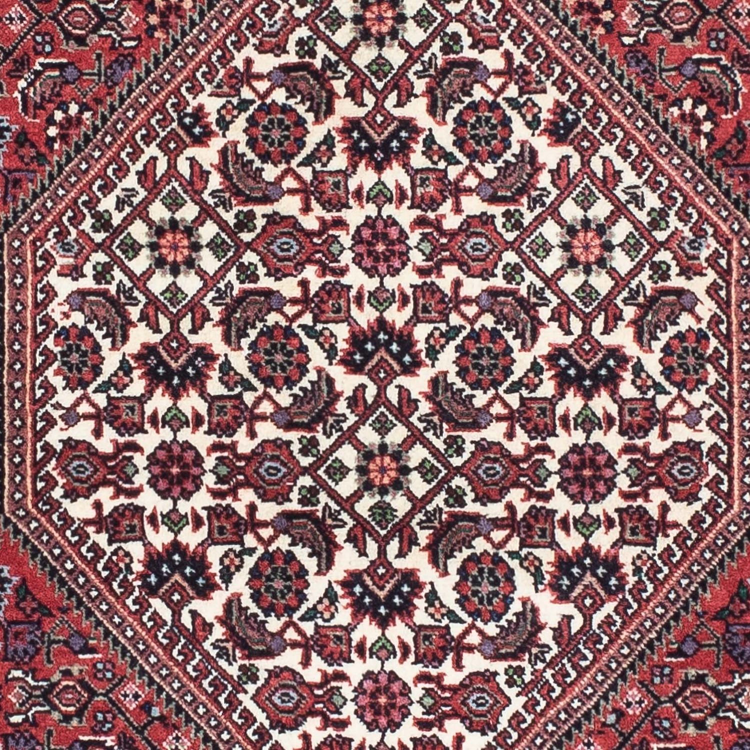 Alfombra de pasillo Alfombra persa - Bidjar - 191 x 73 cm - rojo claro