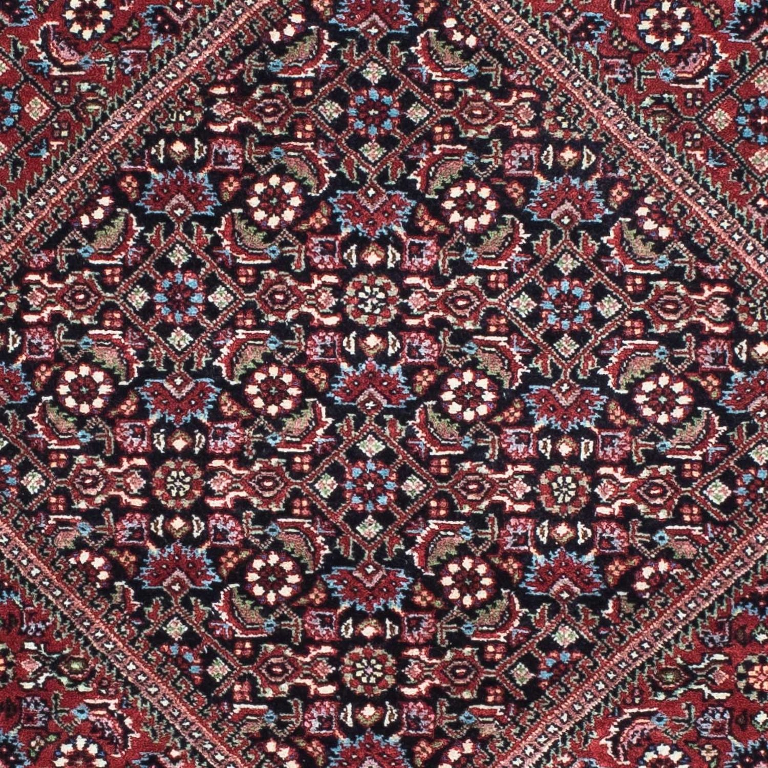 Loper Perzisch tapijt - Bijar - 208 x 74 cm - donkerblauw