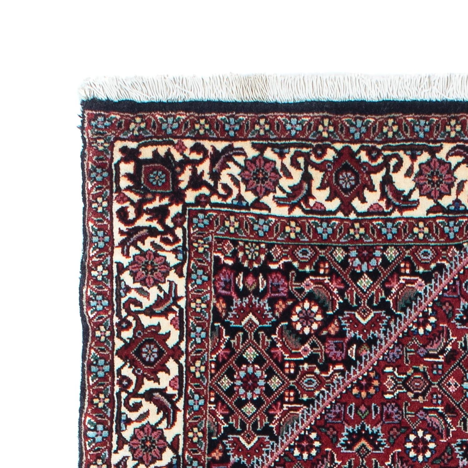 Loper Perzisch tapijt - Bijar - 208 x 75 cm - donkerblauw