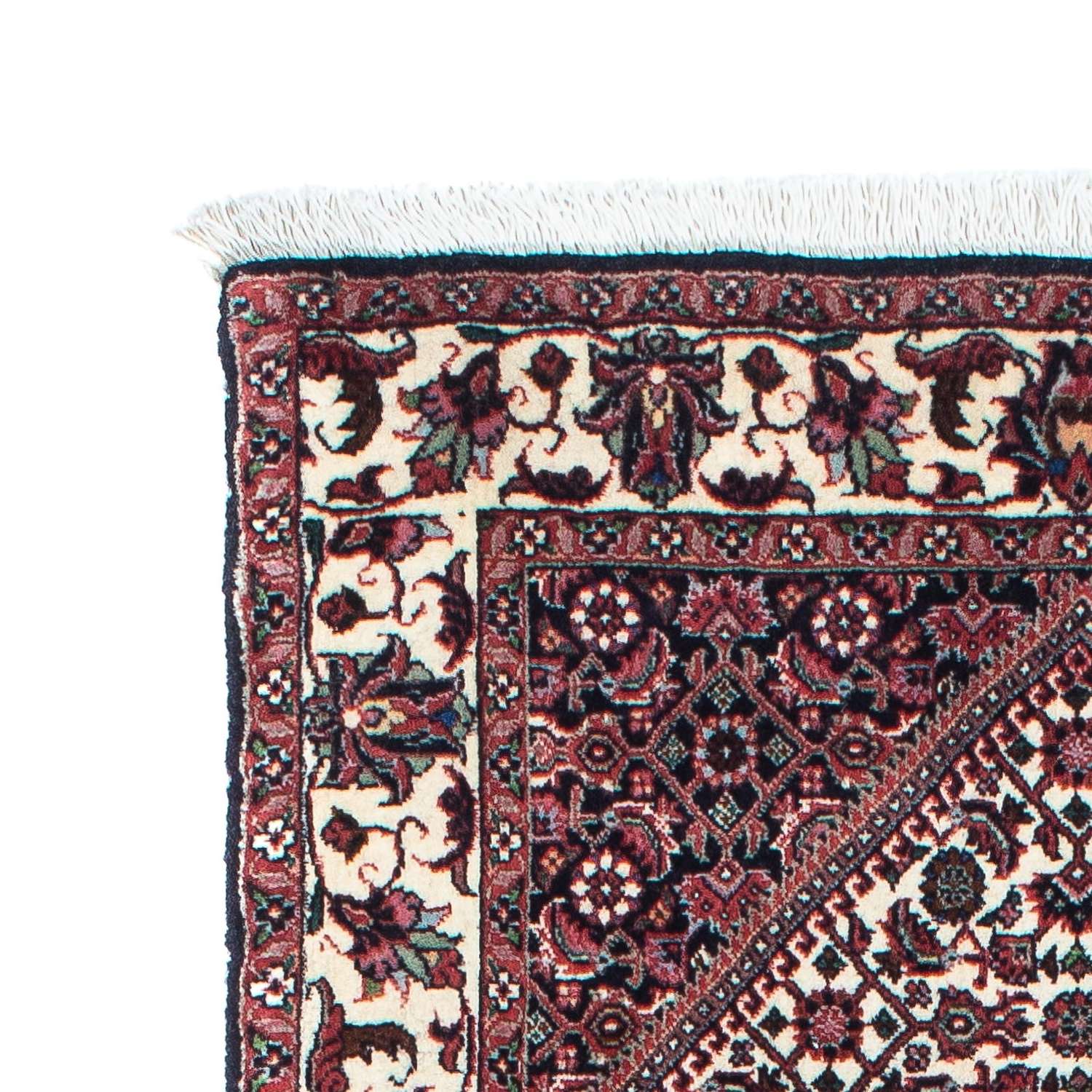 Runner Perský koberec - Bijar - 196 x 75 cm - tmavě modrá