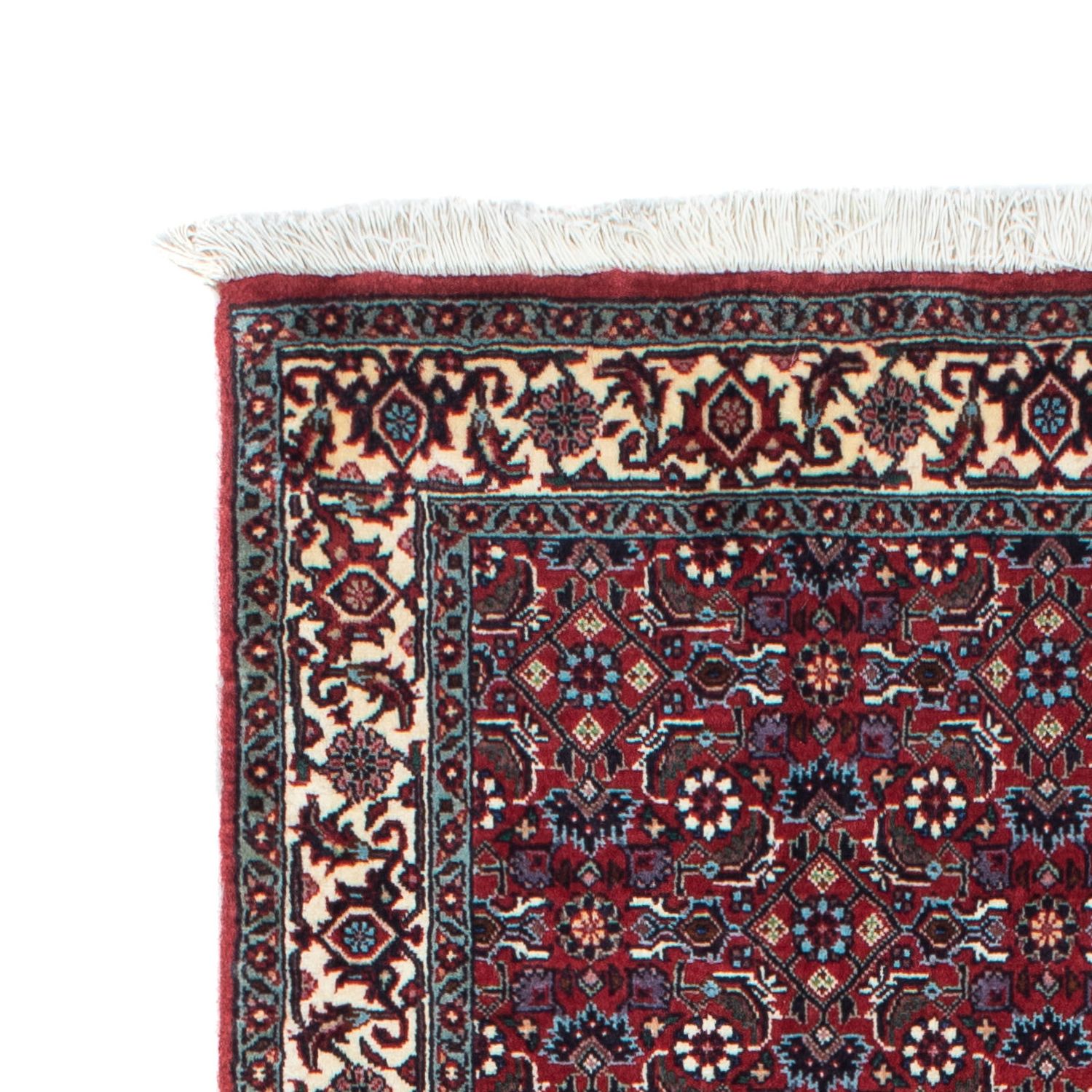 Tapis de couloir Tapis persan - Bidjar - 198 x 76 cm - rouge