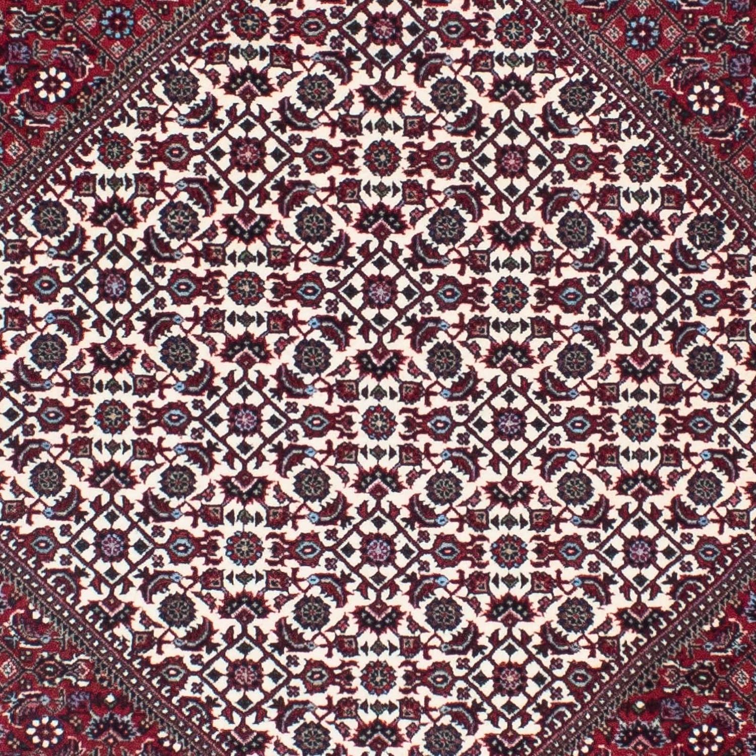 Tapis de couloir Tapis persan - Bidjar - 299 x 93 cm - rouge