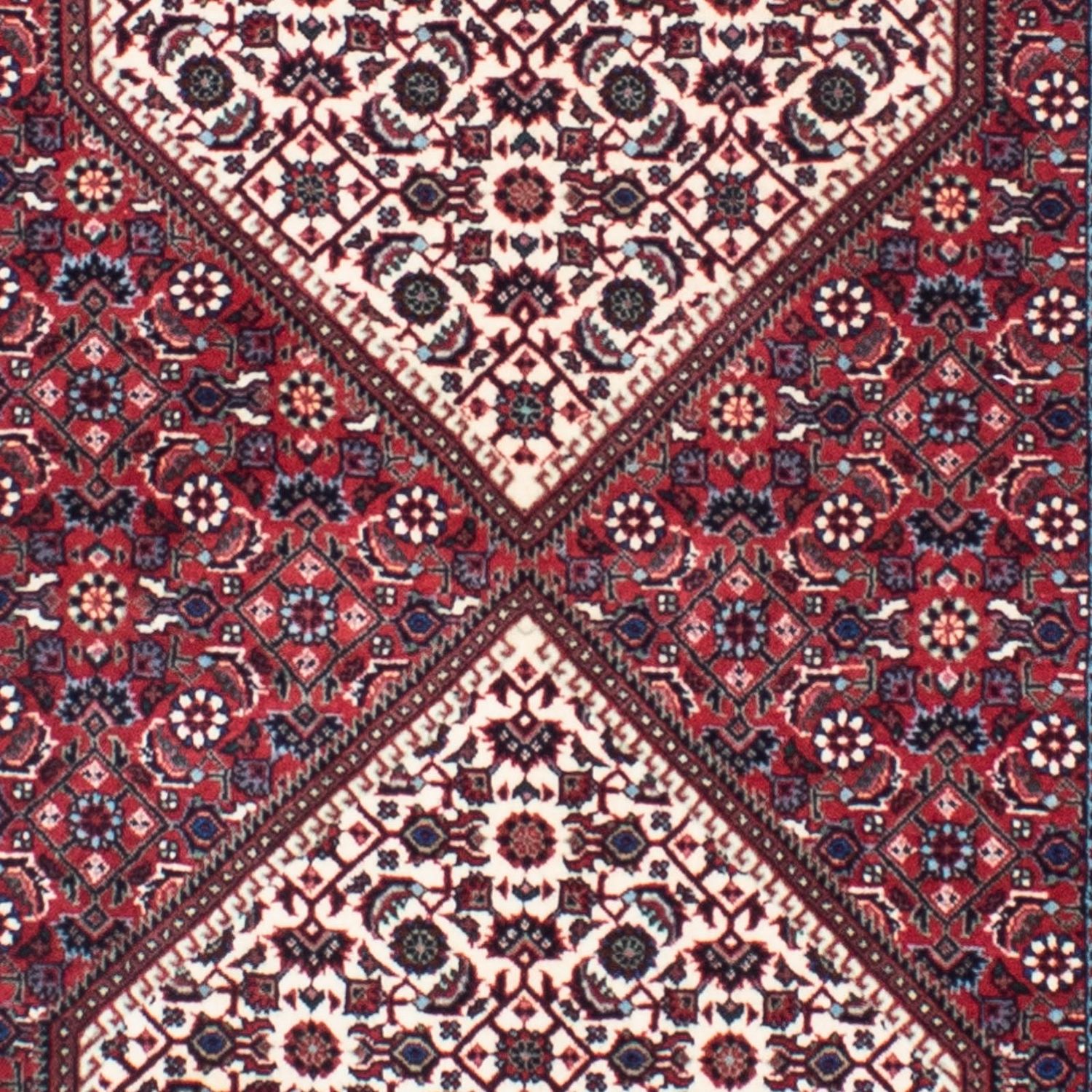 Loper Perzisch tapijt - Bijar - 295 x 85 cm - donkerrood