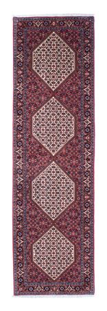 Tapis de couloir Tapis persan - Bidjar - 295 x 85 cm - rouge foncé