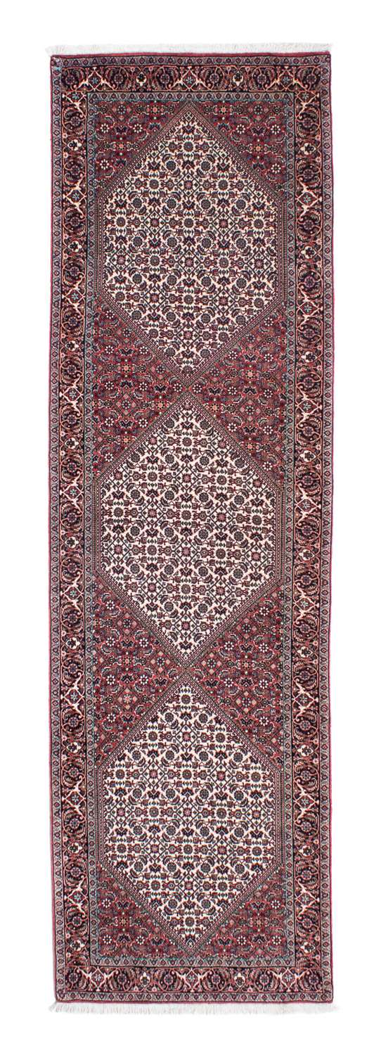 Tapis de couloir Tapis persan - Bidjar - 288 x 86 cm - beige