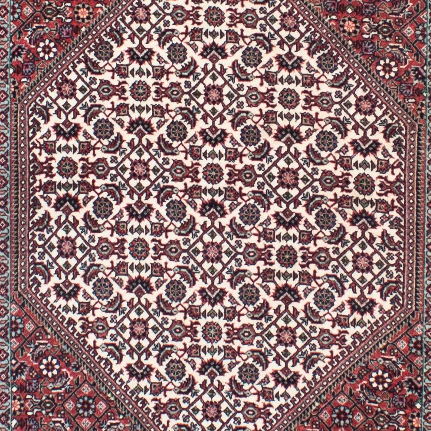 Runner Perský koberec - Bijar - 288 x 86 cm - béžová
