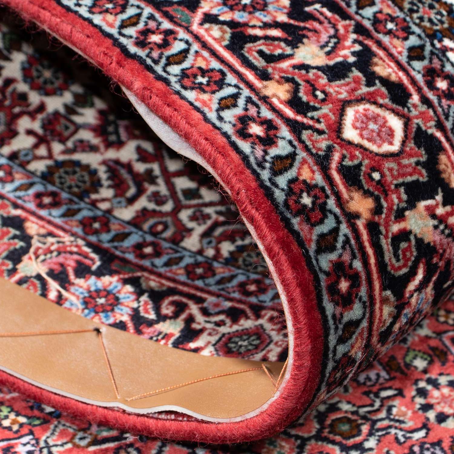 Loper Perzisch tapijt - Bijar - 213 x 76 cm - beige