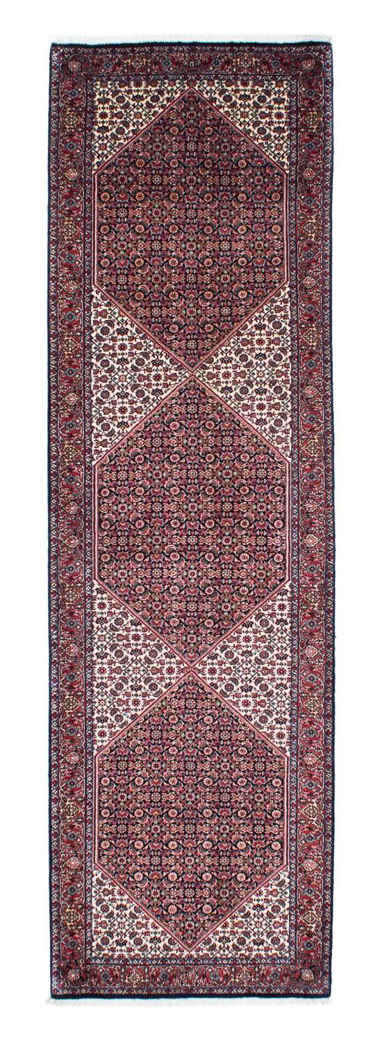 Løber Persisk tæppe - Bijar - 300 x 84 cm - mørkeblå