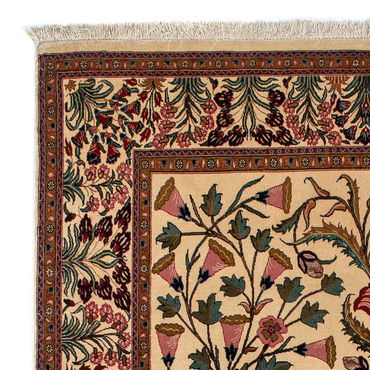 Tapis persan - Ghom - 195 x 122 cm - marron clair