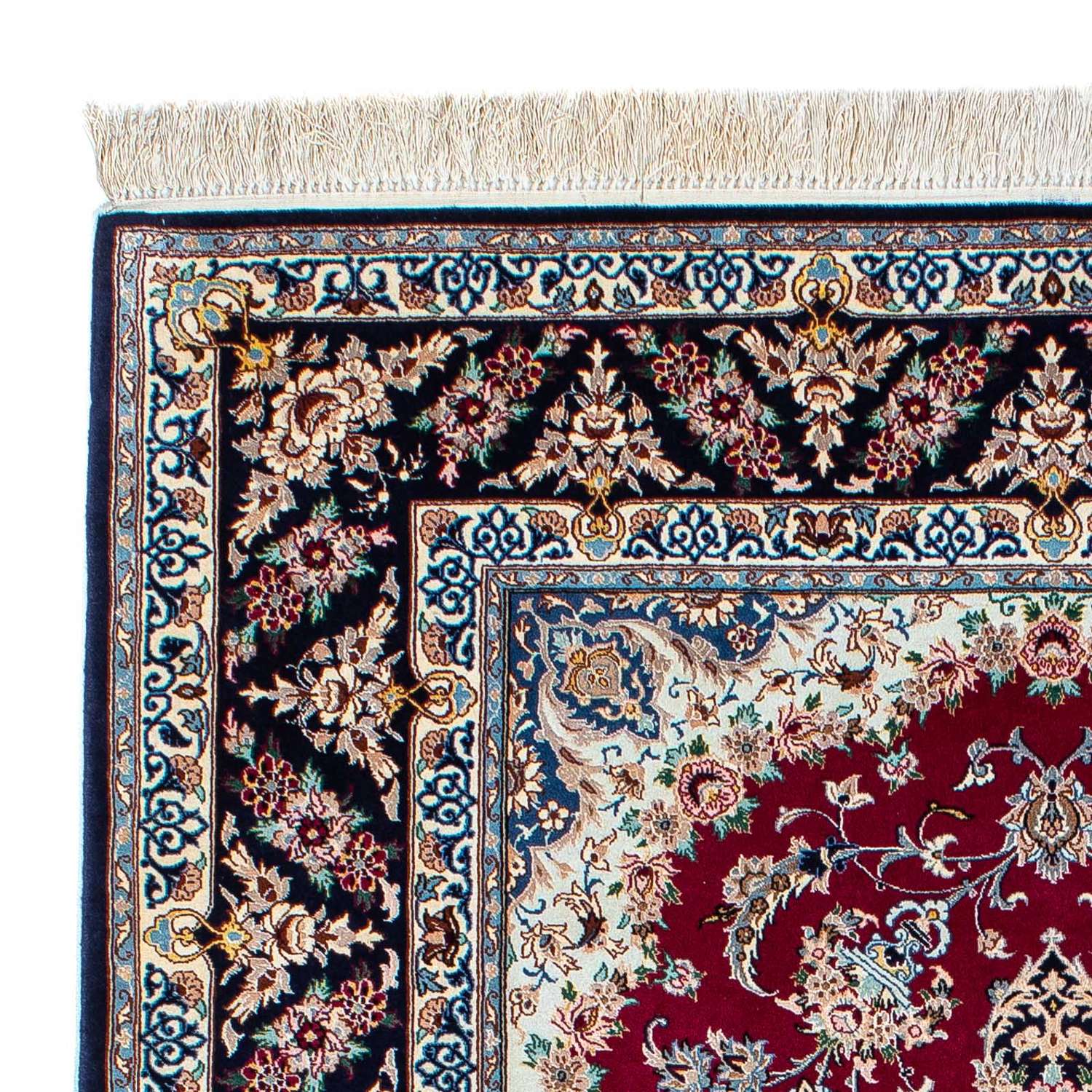 Persisk teppe - Isfahan - premium - 194 x 131 cm - rød
