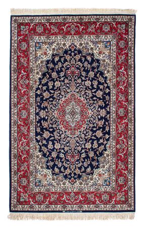 Tapis persan - Tabriz - Royal - 198 x 129 cm - bleu foncé