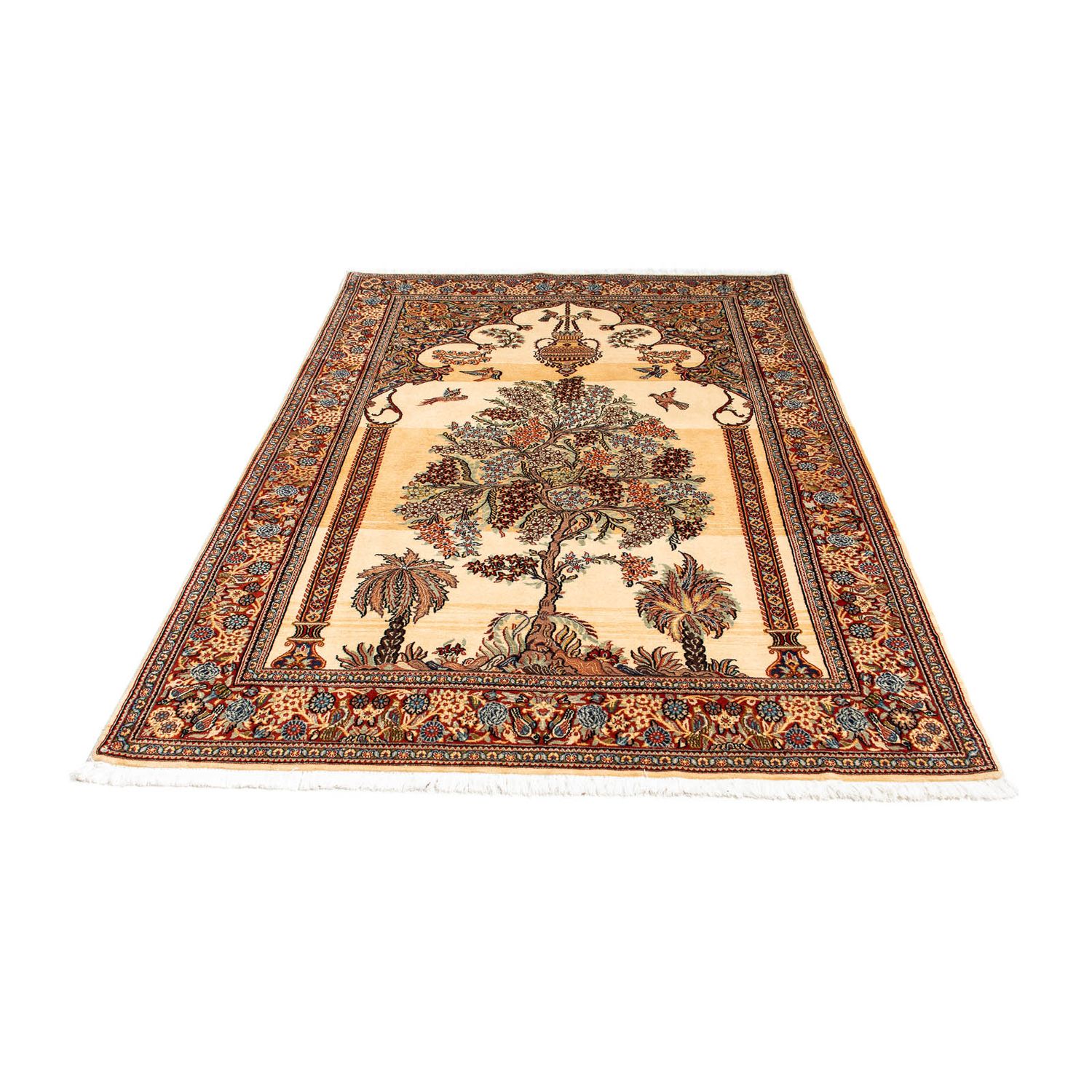 Tappeto Persero - Ghom - 210 x 135 cm - beige