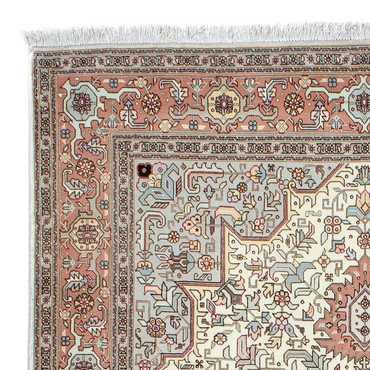 Alfombra Persa - Tabriz - Real - 218 x 152 cm - beige