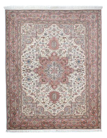 Alfombra Persa - Tabriz - Real - 204 x 152 cm - beige