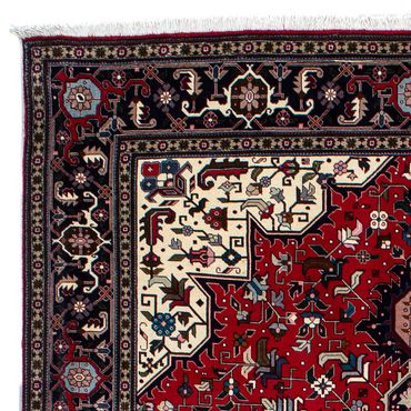 Tapis persan - Tabriz - Royal - 200 x 153 cm - rouge