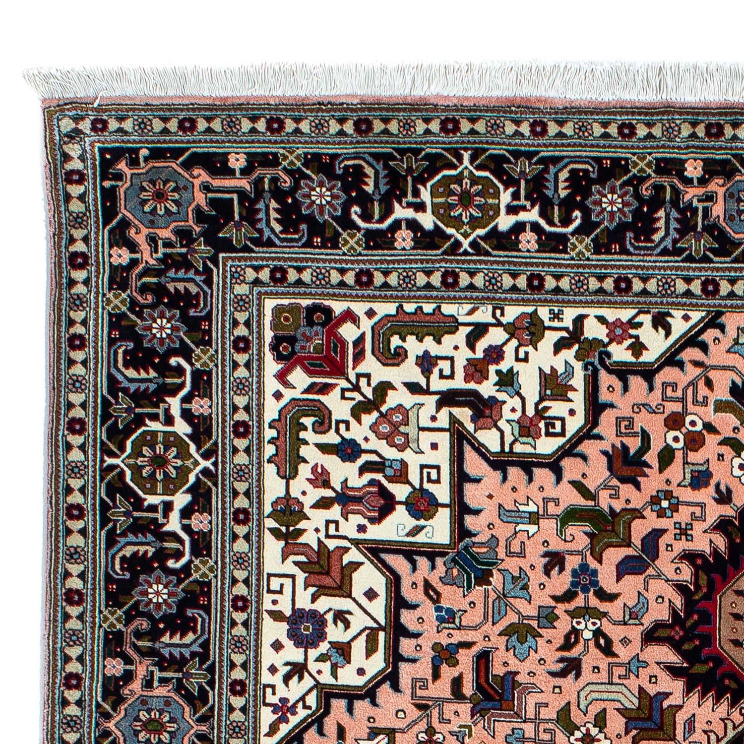 Perzisch tapijt - Tabriz - Premium - 202 x 147 cm - licht rood