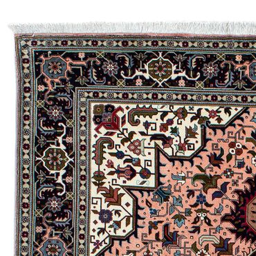 Tapis persan - Tabriz - Premium - 202 x 147 cm - rouge clair